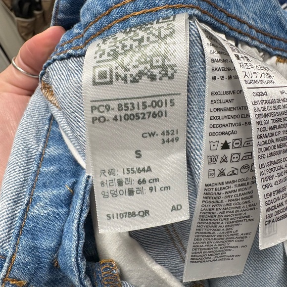 Levi’s Vintage Denim Overalls Light Blue - Picture 10 of 10